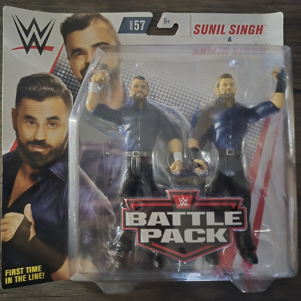 Mattel WWE Battle Pack with Blue and Black Attire